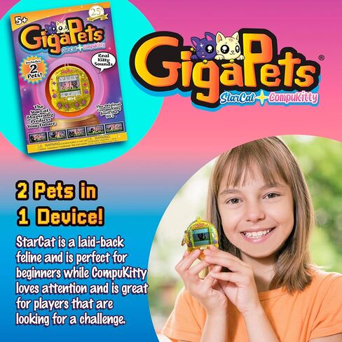 Giga Pets Cryptids Interactive Digital Pet, Bigfoot, Mothman, Loch Ness Monster Pets for Kids, 90’s Gaming Gift for Boys and Girls in Saudi Arabia