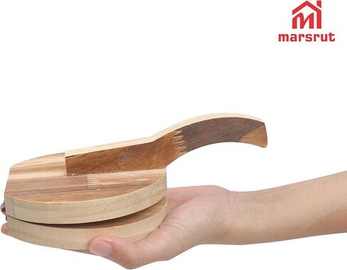 4.72" Tortilla Press Wooden, Aplastador De Tortillas Tortilladora Para Hacer Presser Skin Wrapper Gadgets for Indian Roti Dumpling Tortillero Tortillera Manual Corn Sugar Pancake Ravioli Pizza Kitchen in Saudi Arabia