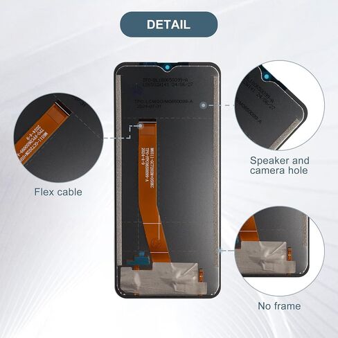 شاشة LCD شاشة اللمس شاشة الرقمية إصلاح التجميع استبدال 6.5 "ل Vortex J24 مع الأدوات （أسود） in Saudi Arabia