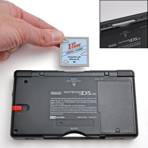 1UPCARD VIDEO Game Console Cleaner متوافق مع Nintendo DS و 3DS - 2 Pack in Saudi Arabia