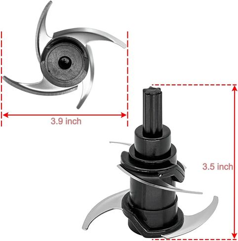 Blade for Ninja Food Chopper Bowl 16oz, Replacement Blade Part Compatible with Ninja NJ100 NJ100GR NJ100WM Food Chopper Express Chop丨QB1004 Blender Food Processor in Kuwait