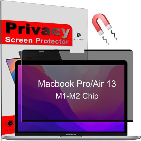 KEANBOLL Magnetic Privacy Screen for MacBook Air 13.6 Inch- Removable Anti-Glare Filter with Blue Light Reduction | Compatible with MacBook Air 13 inch (A3240 A3113 A2681 - M2, M3, M4) in Saudi Arabia