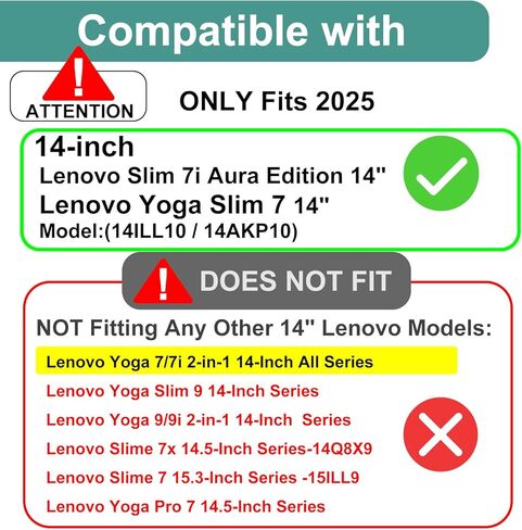 KEANBOLL 2-Pack Blocking Blue Light Screen Protector for 2025 New Lenovo Slim 7i Aura Edition 14" & Lenovo Slim 7 14" Laptop (14ILL10 14AKP10), Anti Blue Light and Anti Glare (Matte) Shield in Saudi Arabia