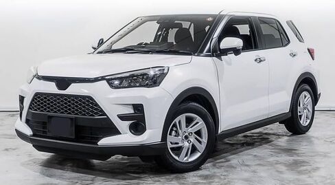 2pcs رف سقف رف متقاطع للسطح متوافق مع أسطح نقاط ثابتة تناسب تويوتا رايز 2023 (الفضة) in Kuwait