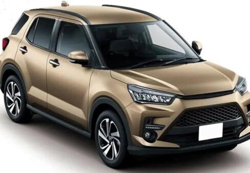 2pcs رف سقف رف متقاطع للسطح متوافق مع أسطح نقاط ثابتة تناسب تويوتا رايز 2023 (الفضة) in Kuwait