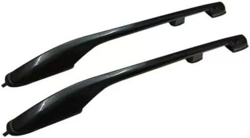 2pcs ألومنيوم سقف سقف رف رف قضبان Cargo Cargo الحاملة الأمتعة تناسب Toyota Land Cruiser Prado 120 FJ120 LC120 2003-2009 (Silver) in Kuwait