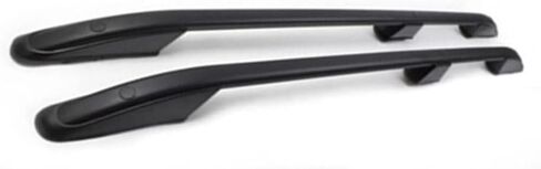 2pcs سقف رفوف السكك الحديدية الجانبية تناسب فولكس واجن VW Multivan T5 T6 (أسود) in Kuwait