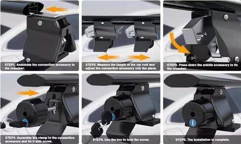 قضبان رف سقف 2pcs ، قضبان مقاومة للصدأ من الألومنيوم تناسب Honda HRV 2016-2025 (Silver) in Kuwait