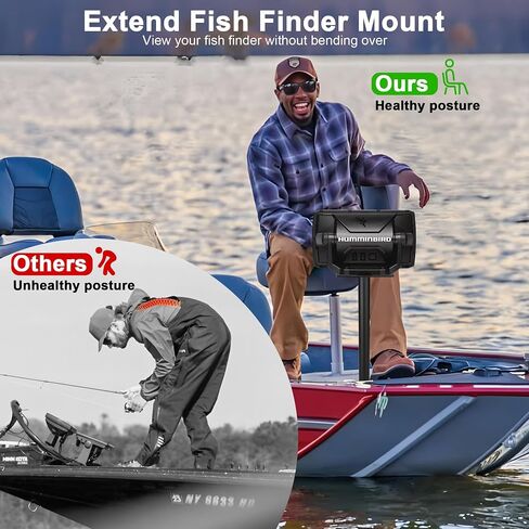 17.72 "MUNTER ARM FISH FING MOUNT للقوارب ، مكتشف العمق/MANTPLOTTERS in Kuwait