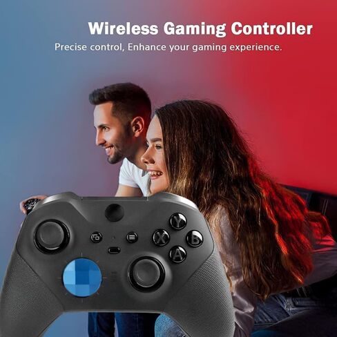 17 in 1 Accessories Kit for Xbox Elite Series 2 Controller, Full Set of Thumbsticks Replacements for Xbox Elite 2 Core with 6 Swap Joysticks, 4 Paddles, 2 D-Pads, 3 Tool and 1 Bag (Blue) in Kuwait