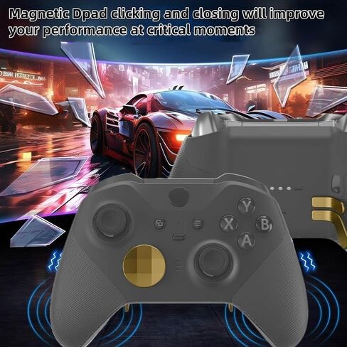 17 in 1 Accessories Kit for Xbox Elite Series 2 Controller, Full Set of Thumbsticks Replacements for Xbox Elite 2 Core with 6 Swap Joysticks, 4 Paddles, 2 D-Pads, 3 Tool and 1 Bag (Blue) in Kuwait