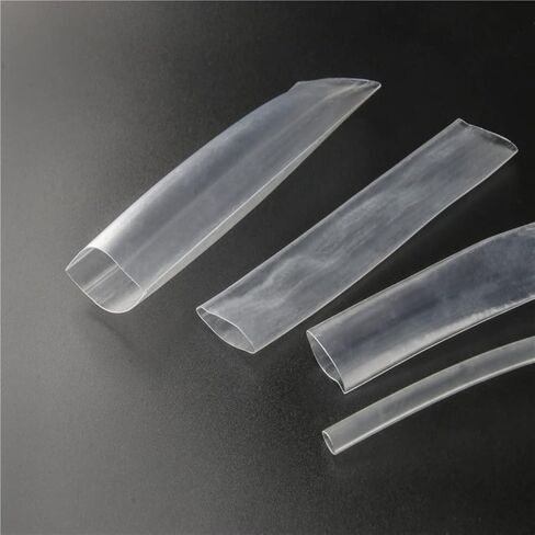 10Meter Transparent Clear Heat Shrink Tube Shrinkable Tubing Sleeving Wrap Wire Kits 2:1, for Wiring Accessories heatshrink 1pcs(25mmx10meters) in Kuwait