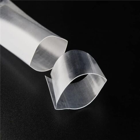 10Meter Transparent Clear Heat Shrink Tube Shrinkable Tubing Sleeving Wrap Wire Kits 2:1, for Wiring Accessories heatshrink 1pcs(25mmx10meters) in Kuwait