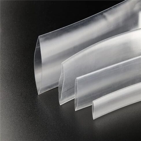 10Meter Transparent Clear Heat Shrink Tube Shrinkable Tubing Sleeving Wrap Wire Kits 2:1, for Wiring Accessories heatshrink 1pcs(25mmx10meters) in Kuwait
