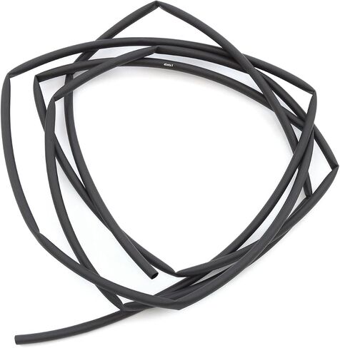 3/8" Dual Wall Heat Shrink Tubing - Adhesive Lined - 10 Foot Roll 3:1 Ratio - Marine Grade Waterproof - Automotive and Industrial Use - 9.5mm Black in Saudi Arabia