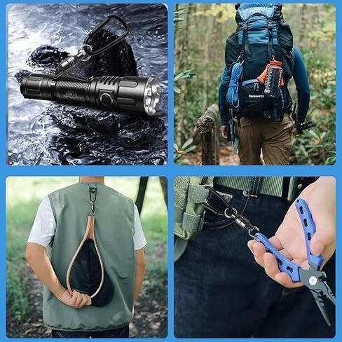 Magnetic Net Release Fly Fishing Net Retractor Magnetic Keychain, for Fly Fishing with Retractable Coiled Lanyard Carabiner in Saudi Arabia
