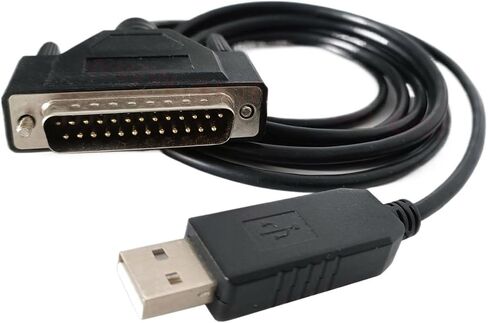 USB RS232 DB 25P ذكر لـ MORI SEIKI SL-15 SL-25 Old CNC مخرطة CNC Old to PC CONFIG COPY COPLONE (300 سم) in Saudi Arabia