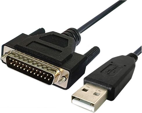 USB RS232 DB 25P ذكر لـ MORI SEIKI SL-15 SL-25 Old CNC مخرطة CNC Old to PC CONFIG COPY COPLONE (300 سم) in Saudi Arabia