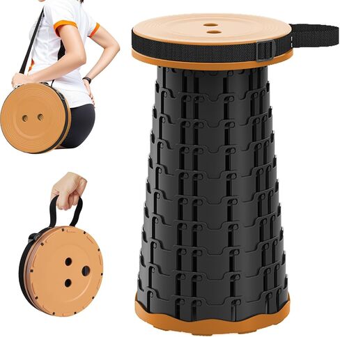 البراز القابل للطي - براز طي محمول خفيف الوزن للتخييم ، 330 رطلاً ، ارتفاع براز قابل للتعديل in Saudi Arabia
