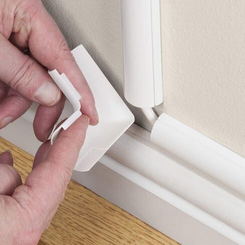 D-Line Cable Raceway On-Wall Cover | 1D3015W | القناة الكهربائية السطحية لإخفاء وإخفاء الحبال والكابلات والأسلاك | أبيض ، قابل للطلاء in Saudi Arabia