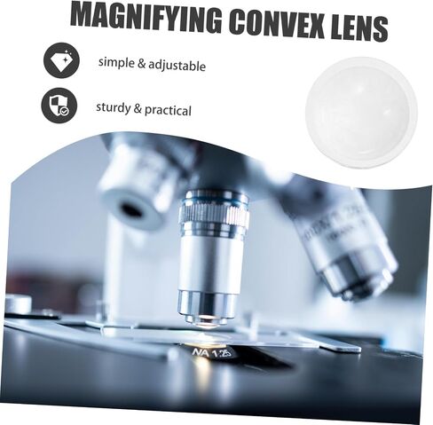 Ciieeo 5pcs Magnifying Lens Convex Lens for Flashlight Science Teaching Tool Optical Performance Durability in Saudi Arabia