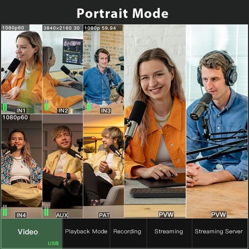 Dream-1 HDMI Super Super Camera Switcher Mixer مع التحكم في CAM PTZ و REC و NDI قابلة للتحديث والمناظر الطبيعية والبثرية in Kuwait