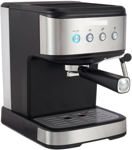 Espresso Maker 1.5L Capacity Coffee Machine with Milk Frother in Saudi Arabia