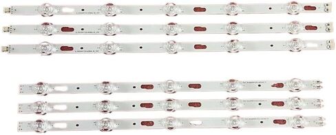 LED Strip Fit لـ Samsung UE43TU7100U UN43TU7000 UE43AU7190U UE43TU7000 UE43TU8000U UN43TU7000F UN43TU8000F UN43TU8200F UN43TU700DF (KIT 6PCS for 1 TV) in Kuwait