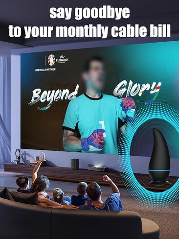 2025 TV Antenna Signal Enhance with 1000+ Miles Range Supports 1080p 4K for HDTV Cable, Smart TV, Older TVs, 18ft HDTV Cable for Free Channel in Saudi Arabia