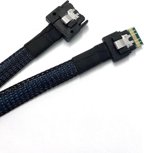 MCIO (38 PIN) إلى Slimsas 4i Cable (0.5m) | نقل بيانات تخزين الخادم | ميكررو ساتا in Kuwait