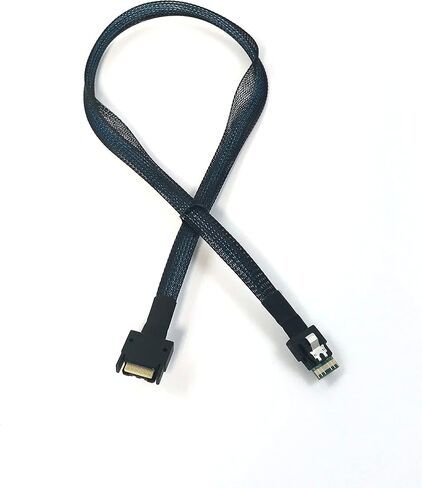 MCIO (38 PIN) إلى Slimsas 4i Cable (0.5m) | نقل بيانات تخزين الخادم | ميكررو ساتا in Kuwait