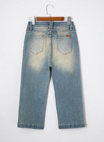 Sidefeel Women's Wide Leg Jeans High Waisted Stretchy Capri Denim Pants in Saudi Arabia