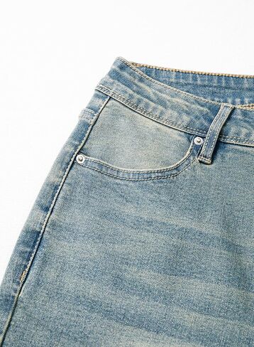 Sidefeel Women's Wide Leg Jeans High Waisted Stretchy Capri Denim Pants in Saudi Arabia
