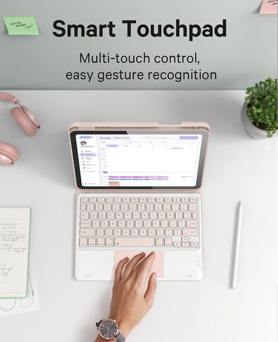 GreenLaw Compatible for iPad 11th(A16)/10th Generation Case with Keyboard in Saudi Arabia
