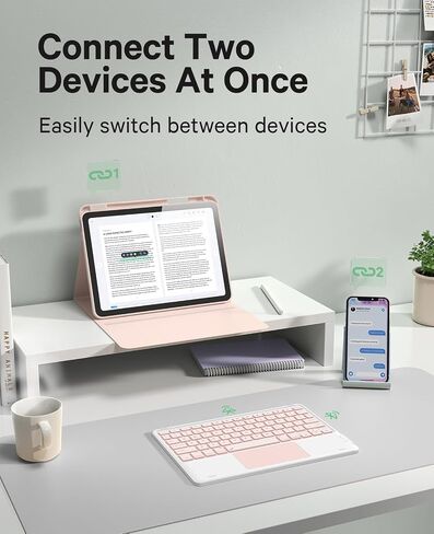 GreenLaw Compatible for iPad 11th(A16)/10th Generation Case with Keyboard in Saudi Arabia