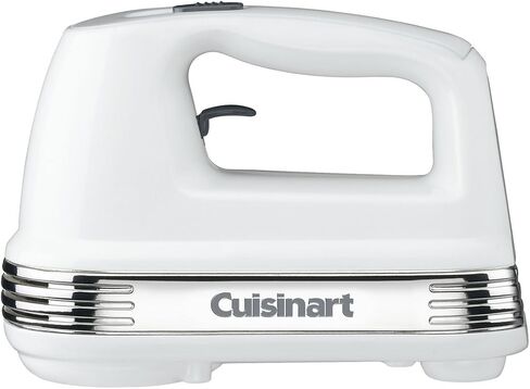 ميزة الطاقة Cuisinart HM-90S بالإضافة إلى الخلاط المحمول بنسبة 9 سرعات مع حالة تخزين ، أبيض (متجدد) in Kuwait