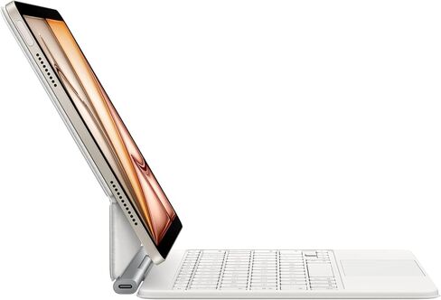 Apple iPad Magic Keyboard Case for iPad Air 11-inch (QWERTY English) White (Renewed) in Saudi Arabia