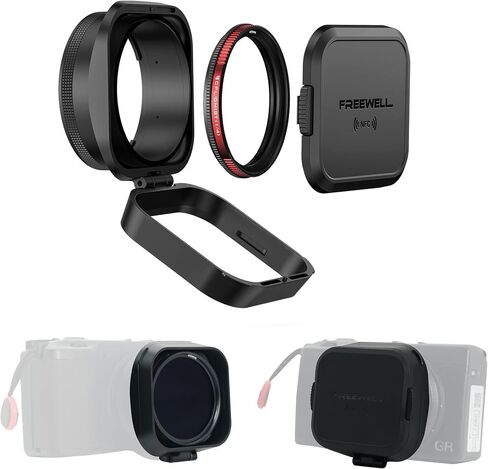 FreeWell غطاء العدسة الحقيقية لريكوه Griiix Gr3x - مرشح CPL/Mist ، تشغيل مرشح بلا اتصال وتصميم قابلة للانقاط in Saudi Arabia