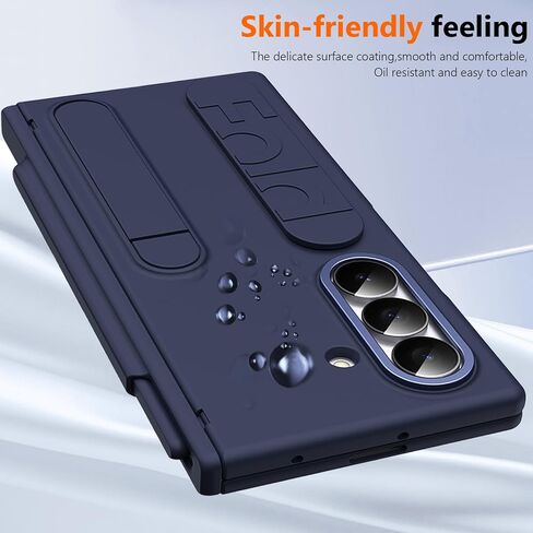 حزام الإصبع لـ Samsung Galaxy Z Fold 7 Case with S Pen Holder & Stylus ، Z Fold 7 حالة حزام يدوية مدمجة in Kuwait
