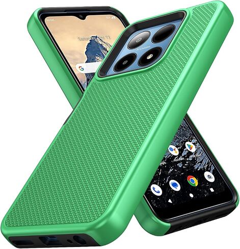 for Boost Summit 5G Case with Tempered Glass Screen Protector,Dual Layer Heavy Duty Shockproof Protection (Boost Summit 5G,Black) in Saudi Arabia