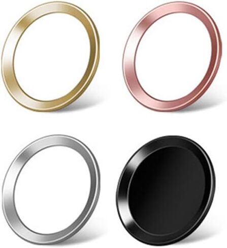 ARTIBETTER Metal Fingerprint Button Sticker for Home Button - Copper and Polymer Material Sweat-Resistant Compatible with Apple Devices in Saudi Arabia