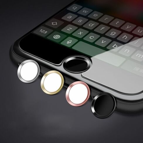 ARTIBETTER Metal Fingerprint Button Sticker for Home Button - Copper and Polymer Material Sweat-Resistant Compatible with Apple Devices in Saudi Arabia