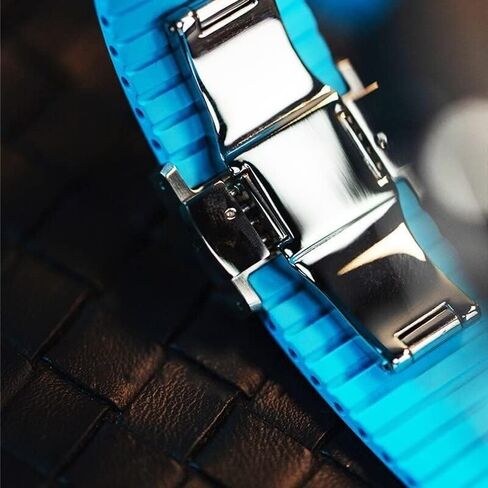 Mslrygm Upgarde Carbon Care و Titanium Case and Band Set for 8 7 6 5 4 SE ، Mod Kit Rubber Strap for IWatch Series 40mm 41mm Accessories in Saudi Arabia