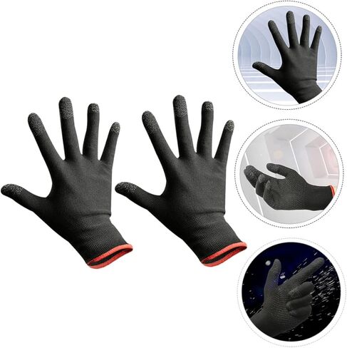 BESPORTBLE 2Pcs Mobile Touchscreen Game Gloves Thin and Breathable Outdoor Climbing Gloves for Gaming Elastic Fit Non Slip Design for Phone Touch Screen Use in Saudi Arabia