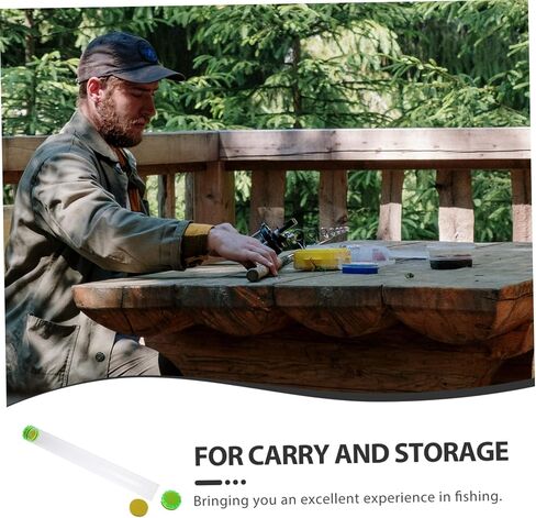 YARNOW 2Pcs Portable Fishing Float Tube Durable Container for Fishing Equipment Lightweight and Easy to Carry for Outdoor in Saudi Arabia