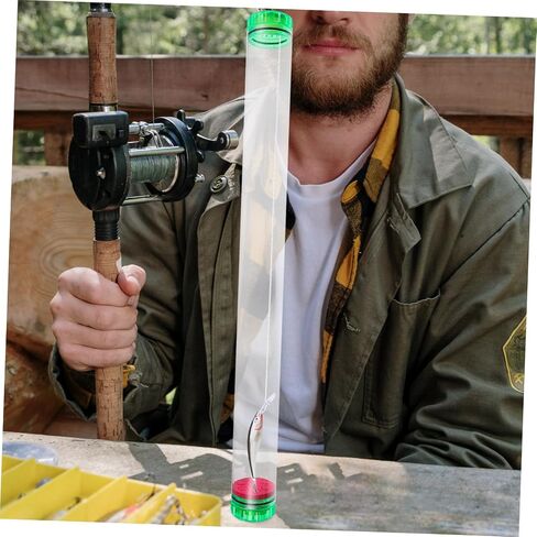 Yarnow 2pcs PVC Fishing Firming Tubes Tarpes Ellder Holder Storage لتخزين صيد الأسماك للصيادين والمتحمسين لونًا عشوائيًا in Kuwait