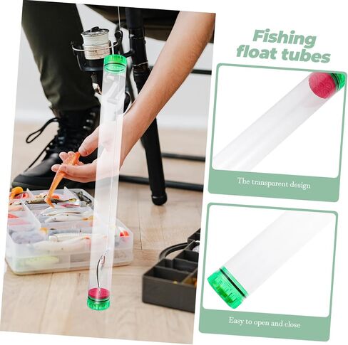Yarnow 2pcs PVC Fishing Firming Tubes Tarpes Ellder Holder Storage لتخزين صيد الأسماك للصيادين والمتحمسين لونًا عشوائيًا in Kuwait