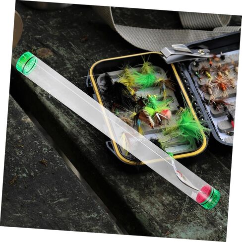Mikikit 2Pcs Fish Floats Storage Tubes Fishing Floats Holder for Practical Fishing Tool for Campers and Enthusiasts in Saudi Arabia