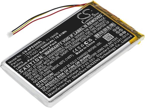 CS Cameron Sino 3.7V 5300mAh / 19.61Wh Replacement Battery for Appareo Stratus 2, Stratus 2S, Stratus 3, 11-16408, 153010-000038 in Saudi Arabia