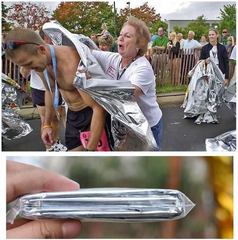 Emergency Mylar Blankets(62"x82"), Large Thermal Blankets for Outdoor, Hiking, Camping, Survival, Bug Out Bag, Silver in Saudi Arabia